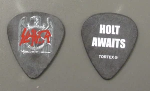 Slayer Guitar Pick Gary Holt 2011 Hell on Earth Tour - HOLT AWAITS ! - Picture 1 of 1