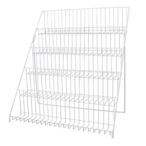 GERSO Ausstellungsstand für Grußkarten, klappbar, leicht, weiß - Bild 1 von 4