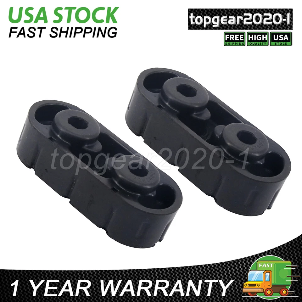 Fit 99-17 GMC Sierra 1500 2500 2x Exhaust Hanger Insulator Mount Holder 15092802 Foto 1 de 4