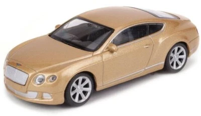 Bentley Continental GT Gold Oro Welly 1:43 Nuovo 1/43 - Immagine 1 di 4
