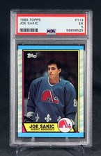1989-90 Topps Joe Sakic #113 PSA 5 Excellent Rookie