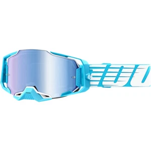 100% Armega Goggles - Oversized Sky - Blue Mirror - Picture 1 of 3
