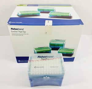 (10 Racks) Fisherbrand 02-707-404 SureOne 96 sterile Pipetten in Racks 100-1000μL - Bild 1 von 10