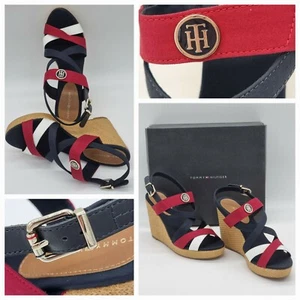 Wow - Tommy Hilfiger Wedges Elena Mujer Talla 40 Nuevo - Imagen 1 de 12
