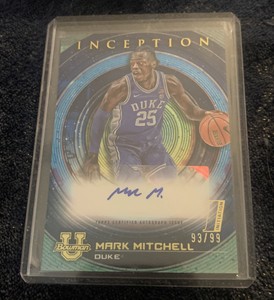 Mark Mitchell Rookie Autographed Card