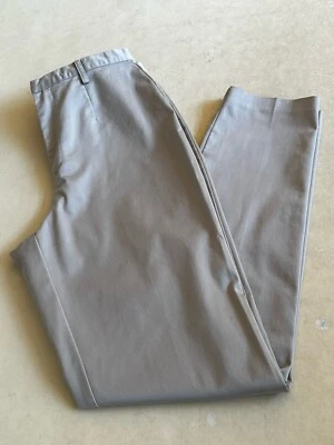 Sigrid Olsen Sport Womens H Waist Stretch Khaki Tapered Pant Sz 6 Pre-owned  - Image 1 of 4