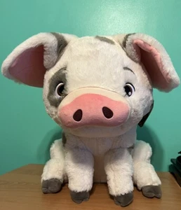 Pua Moana Disney Store Large Jumbo Plush Stuffed Pig Toy NEW 17" 18" - Picture 1 of 11