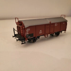 Vagón con techo corredizo Roco H0 DB 360 217 ( Fleischmann Klein modelismo ferroviario Rivarossi) - Imagen 1 de 1