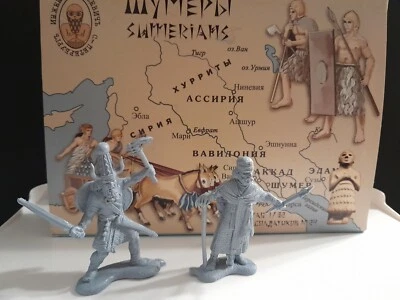 ENGINEER BASEVICH SET 24 SUMERIANS & HITTITES -12 FIGURES (BLUE) - Image 1 of 4