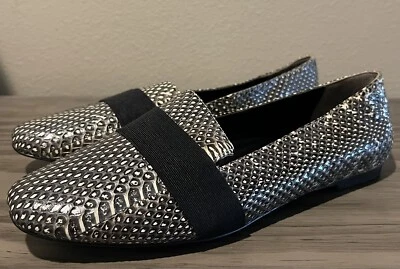 ¡Nuevo! Mocasines planos sin cordones de piel de serpiente Pour La Victoire Zarine para mujer talla 9,5 Foto 1 de 4