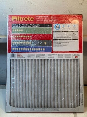 Filtro de aire micro plisado rojo defensa de alérgenos 9903-6-CP 3M paquete de 6 (O1) Foto 1 de 2