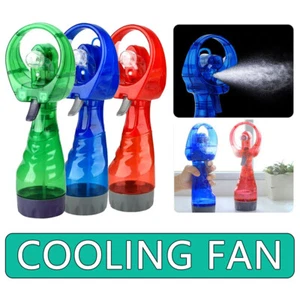 Portable Hand-held Desk Fan Battery Operated Cooling Cooler Fan Misting Fan AU - Picture 1 of 15