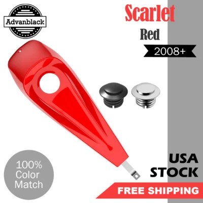 Consola de tablero de tanque de bajo perfil rojo escarlata para Harley Touring FLHX FLTR 2008+ Foto 1 de 4