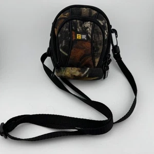 Case Logic Camo Small Carry Case Digital Camera GoPro Belt Loop + Shoulder Strap - Picture 1 of 10