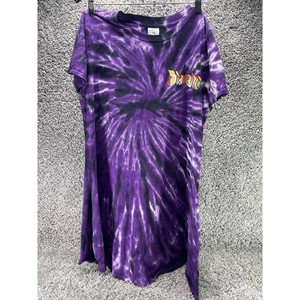 Women’s Disneyland Resort Tie Dye Purple Dress Size Medium Soft Stretchy - Picture 1 of 12