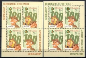 ROMANIA 2007 Europa 2 BF MNH** - Picture 1 of 1