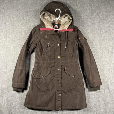 1 Chaqueta Madison Expedition Mujer XS Marrón Colección Heritage Parka de Piel Sintética Foto 1 de 4