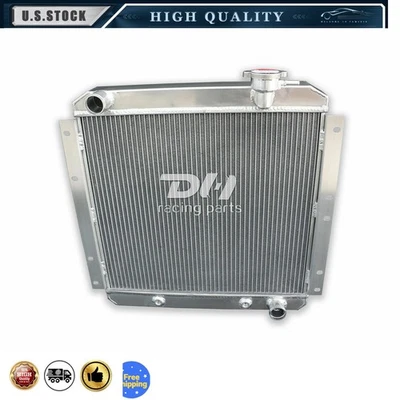 Radiador de aluminio de 4 filas para 58-84 Toyota Land Cruiser FJ40 FJ45 gasolina 4,2 L 3,9 L  Foto 1 de 4