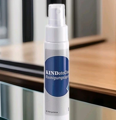 KINDotoClean Reinigungsspray mit Reinigungsbürste Für Hörgeräte, Otoplastiken