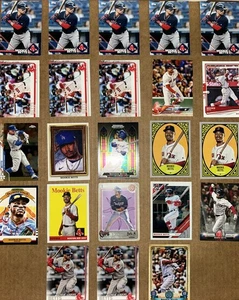 Mookie Betts Dodgers 23 Karten Lot! Glasmalerei, Serie #ed, Chrom, Einsätze + mehr - Bild 1 von 7