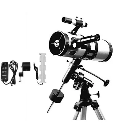 114mm Reflector Professional astronomical telescope EQ3 Equatorial Powerful - Image 1 of 4