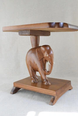 Nigerian Elephant End Table - Image 1 of 4