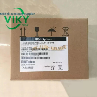 1PC NEW  2.5" SAS HARD DRIVE IBM 42D0632 42D0633 42D0636 146GB 10K 6GBP/s - Image 1 of 4