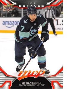 2022-23 Upper Deck MVP Ice Battles #53 Jordan Eberle - Picture 1 of 2