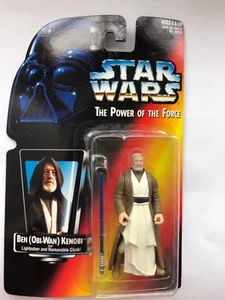 STAR WARS POTF Ben (Obi-Wan) Kenobi Figure Kenner 1995 Red Power Of The Force - Picture 1 of 8