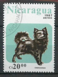 Chihuahua dog Nicaragua 1987 stamp A183 - Picture 1 of 1