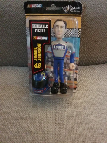 2003 NASCAR Bobble Dobbles Jimmie Johnson #48 Bendable Figure Cover