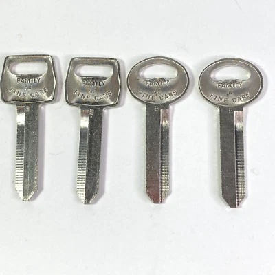 4 llaves en blanco nuevas Ford OEM logotipo ovalado sin cortar H50 "B" encendido y puerta H51 "B" Foto 1 de 3