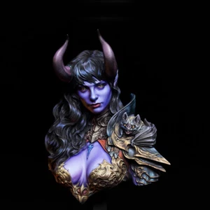 Unmontierte unbemalte 1/10 ResinThe Night Terror Frau Figur Büste Bausätze - Bild 1 von 5