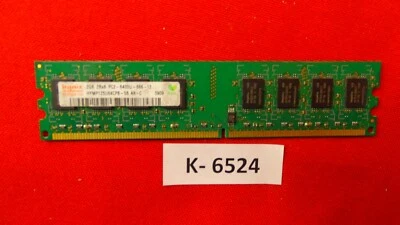 Hynix HymP125U64CP8-S6 AB 2GB DDR2 RAM PC2-6400 800MHz 240-Pin - Image 1 of 2