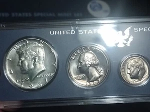 1967 US Special Mint Set - SMS UNC Coins w/ Box-Silver Kennedy! - Picture 1 of 5