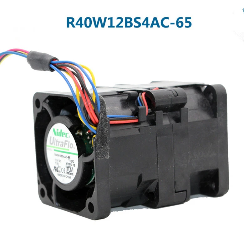 NIDEC R40W12BS4AC-65 12V 0.10A 4056 4cm Fan 1U Server Chassis Fan - Image 1 of 4