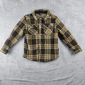 Eddie Bauer Kids Button Up Plaid Shacket Jacket Boys Size 4 / 5 - Picture 1 of 7