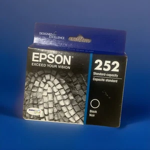 EPSON 252 Standard Capacity Ink Cartridge - BLACK Exp. 01/2020 - Picture 1 of 3