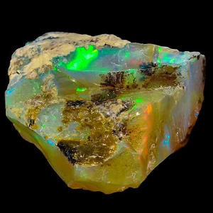 Piedra preciosa natural Welo Fire ópalo etíope 20,45 quilates 21X21X11 mm GC-32543 - Imagen 1 de 3