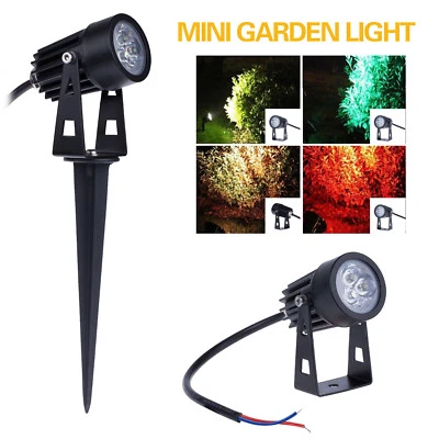 Waterproof 3W Mini Led Outdoor Path Landscape Lawn Garden Yard Flood Lamp Light - Image 1 of 4