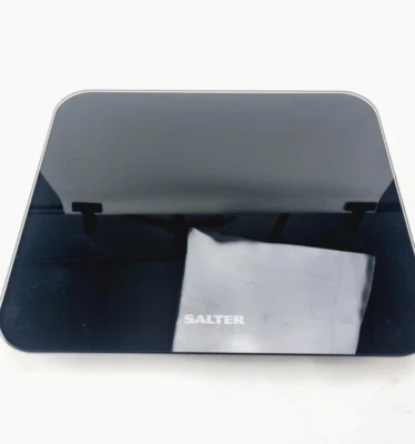 Báscula de baño digital Salter Phantom negra, lectura de peso LED instantánea Foto 1 de 4