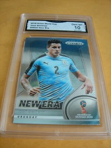 JOSE GIMÉNEZ URUGUAY 2018 PRIZM COPA MUNDIAL NUEVA ERA # NE20 GRADO 10 L@@@K - Imagen 1 de 2