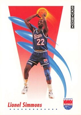 Lionel Simmons 1991 SkyBox #250 Sacramento Kings - Image 1 of 2