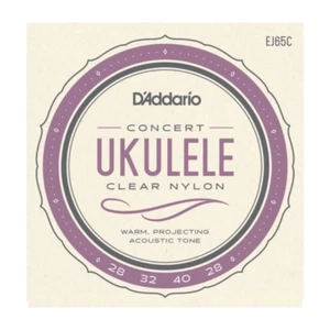 Cuerdas de ukelele concierto de nailon transparente extruidas personalizadas D'Addario Pro Arte EJ65C - Imagen 1 de 3