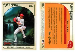 #14 Trea Turner Philadelphia Phillies 2023 Topps X Bob Ross - Picture 1 of 1