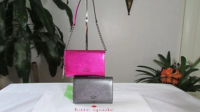 Bolso Bandolera Kate Spade Cuero Cami Cameron Street Metálico Nuevo con Etiquetas Foto 1 de 3