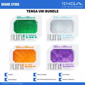 TENGA Uni Disposable All Gender Masturbator/Stroker/ Clit Stimulation Set NWT - Picture 1 of 9