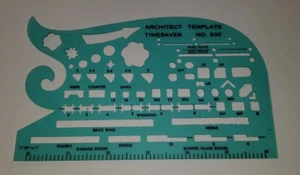 Timesaver ARCHITECT TEMPLATE No. 530 Profi Taschenschablone - Bild 1 von 1