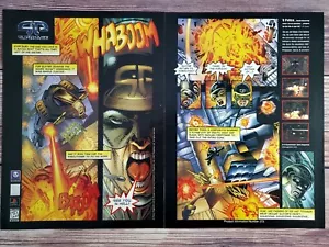 Poster G Police Playstation 1 PS1 PC 1997 doppia pagina gioco promo pubblicità stampa artistica - Foto 1 di 2
