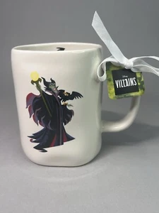 Rae Dunn Artisan Collection Magenta Disney Villains Maleficent Coffee Mug NWT - Picture 1 of 9